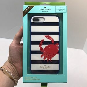 KATE SPADE “JEWELED STRIPED CRAB” IPhone 8+/7+